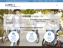 Tablet Screenshot of minnesotavisiontherapy.com